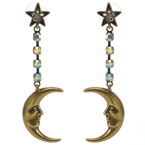【Moon Magic】Venus オパールピアス Moon Magic Pierced Earrings (Brass Ox) – Kirks Folly