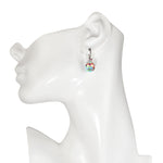 Fairy Lights Leverback Earrings (Sterling Silvertone)
