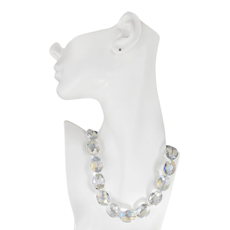 Empress Oval Necklace (Goldtone/Crystal AB)