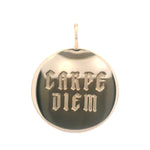 Heather B. Moore Carpe Diem Round Charm (14k Yellow Gold)