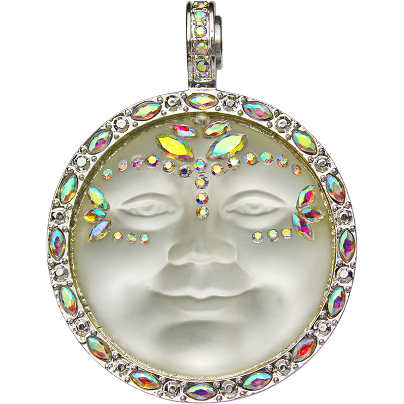 "One Of A Kind" Empress Seaview Moon Magnetic Enhancer (Sterling Silvertone/Crystal)