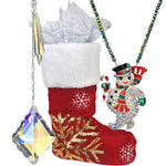 Holly Jolly 7pc Holiday Treasure Bag (Sterling Silvertone)