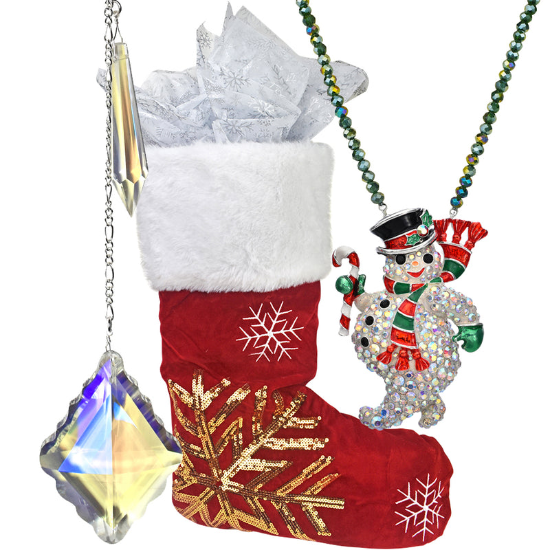 Holly Jolly 7pc Holiday Treasure Bag