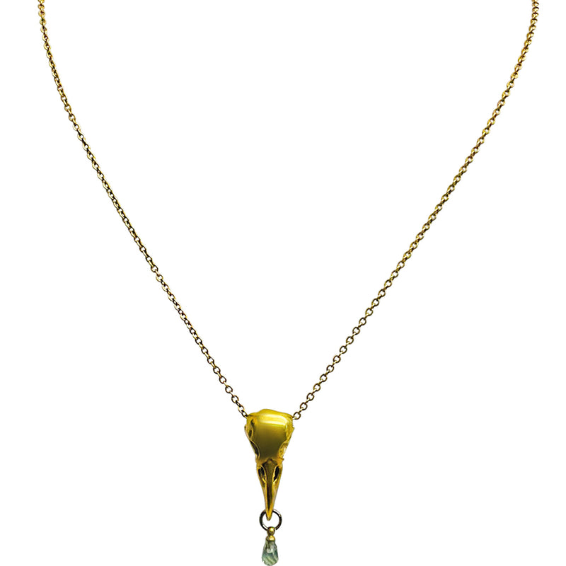 "One Of A Kind" Ravens Watch Necklace (Brasstone)
