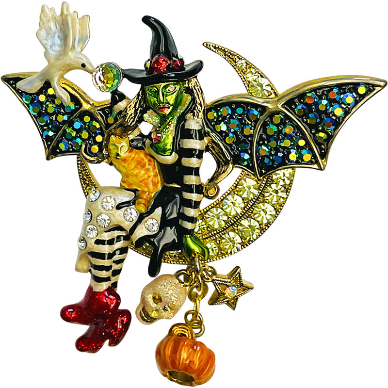 "One Of A Kind" Wicked Witch Of The West Pin Pendant (Goldtone)