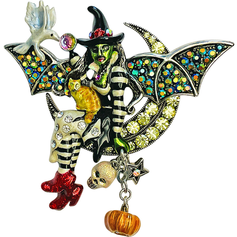 "One Of A Kind" Wicked Witch Of The West Pin Pendant (Silvertone)