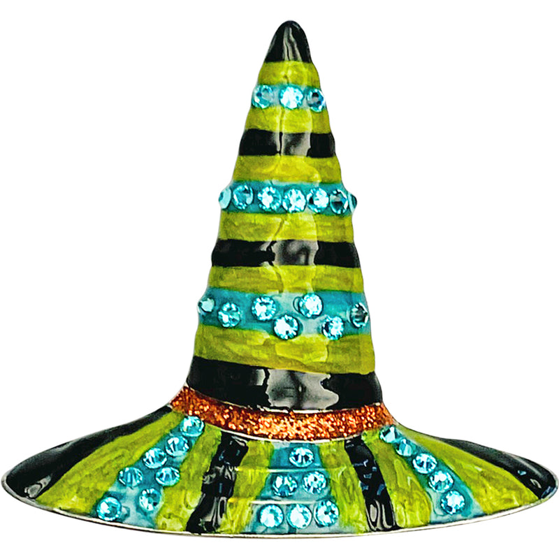 "One Of A Kind" Esmarelda Witch Hat Pin (Goldtone)