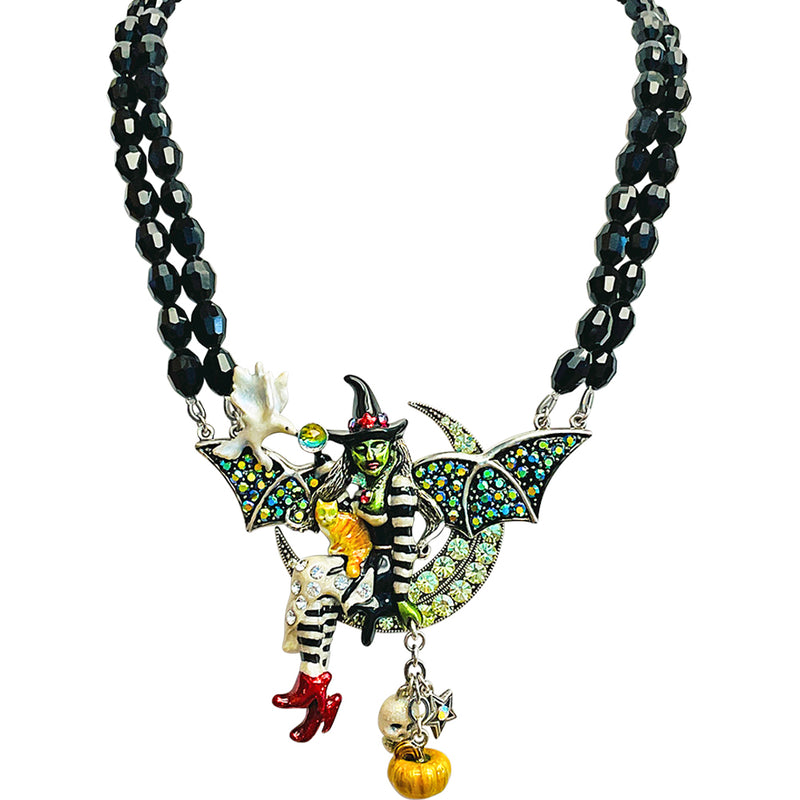 "One Of A Kind" Wicked Witch Of The West Necklace (Silvertone)