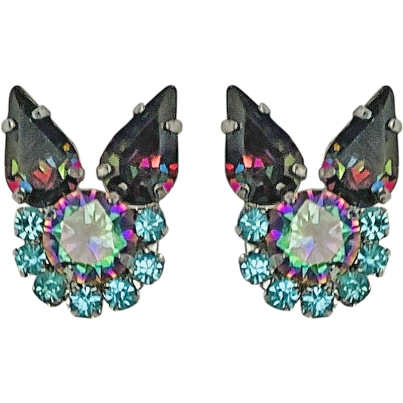 "One Of A Kind" Gone Batty Pierced Earrings (Silvertone)