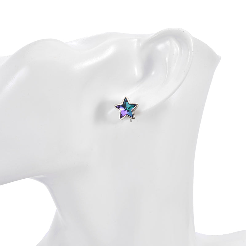 Stardust Dream Pierced Earrings (Silver Ox)