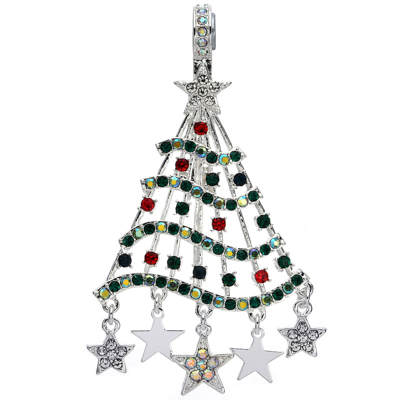 Dancing Delight Christmas Tree Magnetic Enhancer (Sterling Silvertone)