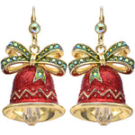 When A Bell Rings An Angel Gets Its Wings Leverback Earrings (Goldtone)