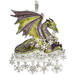 Dragon's Holiday Snowflake Magnetic Enhancer (Silvertone)