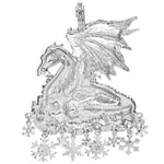 Dragon's Holiday Snowflake Magnetic Enhancer (Silvertone)