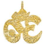 Goddess Seaview Moon "OM" Magnetic Enhancer (Goldtone)