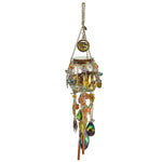 Magical Glass Pumpkin Venus Seaview Moon Follydust Wind Chime (Goldtone)