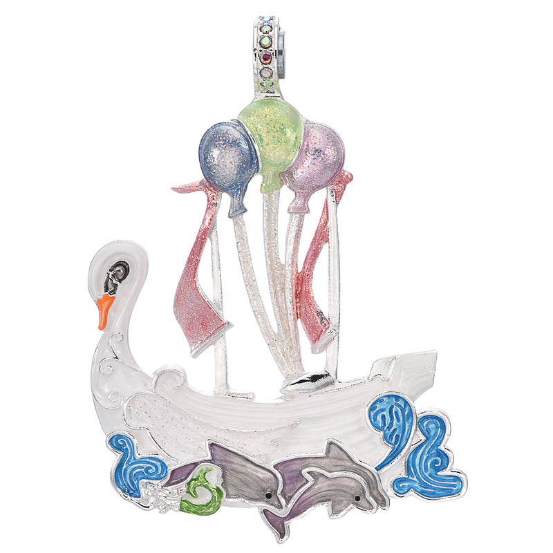 Ship Of Dreams Magnetic Enhancer (Sterling Silvertone)