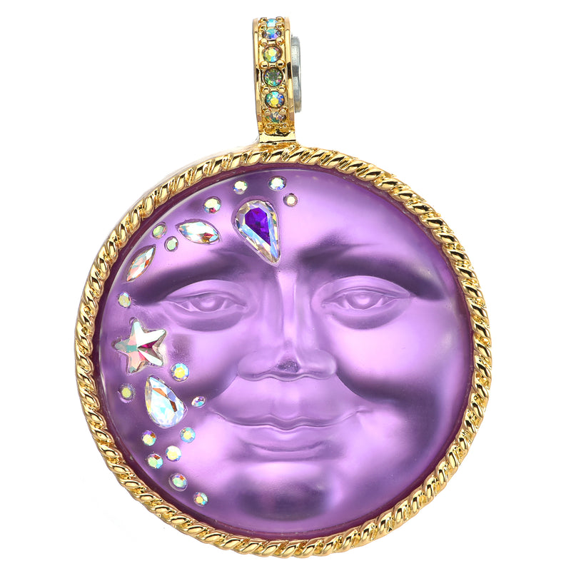 Illusion Fairy Seaview Moon Magnetic Enhancer (Goldtone/Violet)