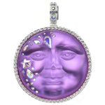 Illusion Fairy Seaview Moon Magnetic Enhancer (Sterling Silvertone/Violet)