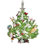 Fairyland Owl Christmas Tree Magnetic Enhancer (Sterling Silvertone)