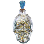 Mystic Crystal Skull Follydust Bottle (Sterling Silvertone/Mystic Blue Sphinx)