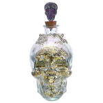 Mystic Crystal Skull Follydust Bottle (Sterling Silvertone/Twilight Purple)