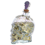 Mystic Crystal Skull Follydust Bottle (Sterling Silvertone/Twilight Purple)