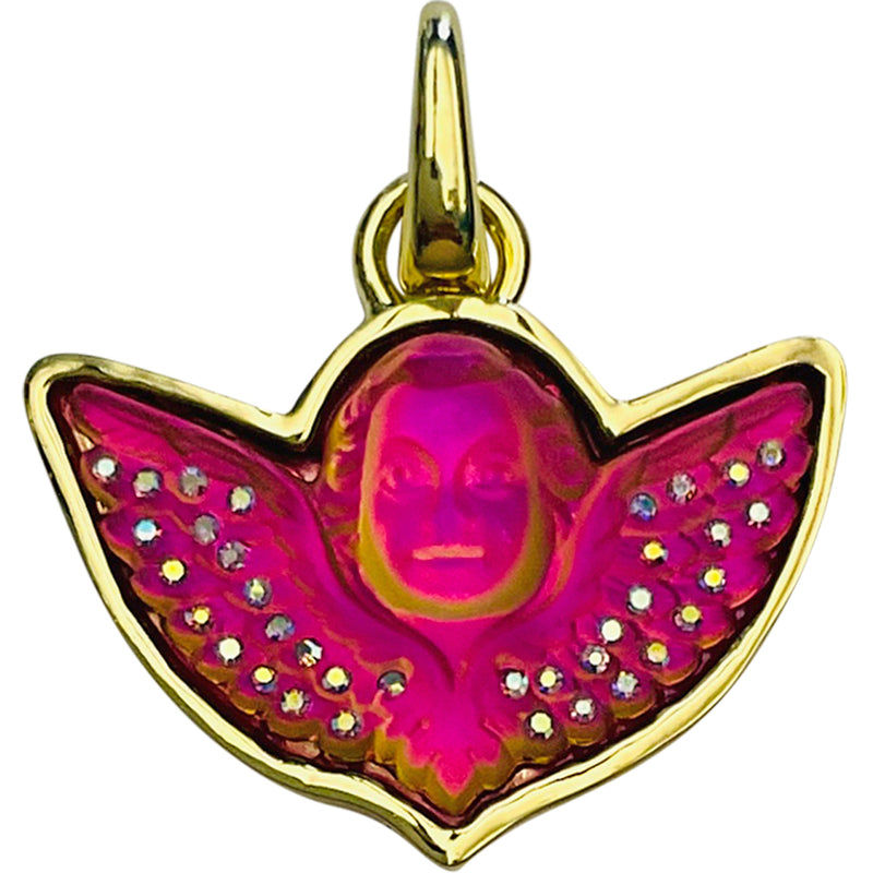 "One Of A Kind" Goddess Angel Open Ring Charm (Goldtone)
