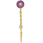 Illusion Seaview Moon Bracelet Buddy (Goldtone/Violet)