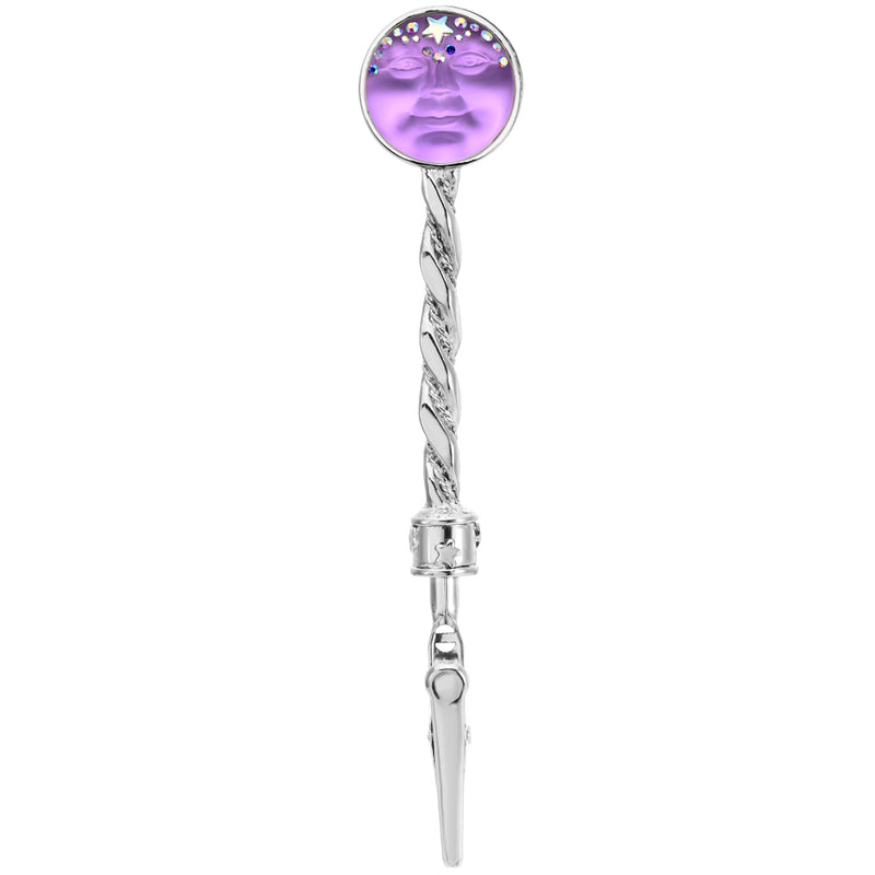 Illusion Seaview Moon Bracelet Buddy (Sterling Silvertone/Violet)