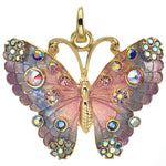 Fantasia Butterfly Open Ring Charm (Goldtone)