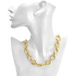 The Diamond Dream Link Magnetic Interchangeable Necklace (Goldtone)