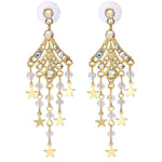 Dancing Starlight Earrings (Goldtone)