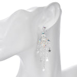Dancing Starlight Earrings (Sterling Silvertone)