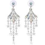 Dancing Starlight Earrings (Sterling Silvertone)
