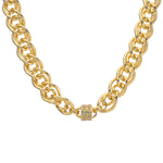 Divine Lux Magnetic 18" Interchangeable Necklace (Goldtone)