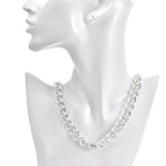 Divine Lux Magnetic 18" Interchangeable Necklace (Sterling Silvertone)