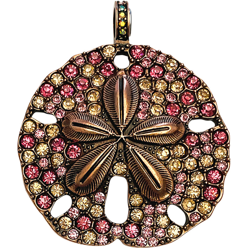 "One Of A Kind" Ocean Dreams Sand Dollar Magnetic Enhancer (Copper Ox)