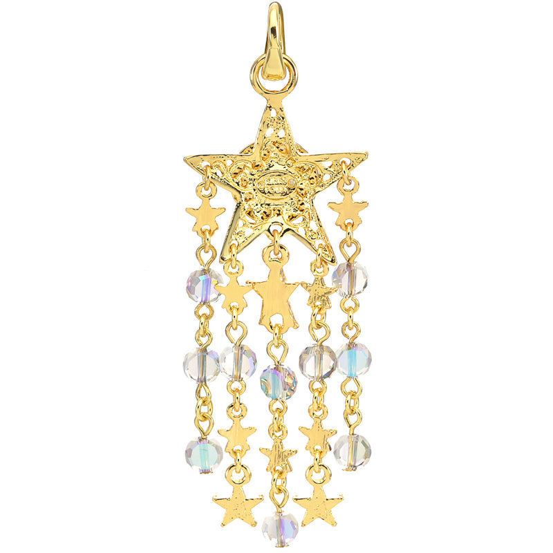 Mystic Goddess Fantasia Starlight Open Ring Charm (Goldtone/Mystic Iridis)