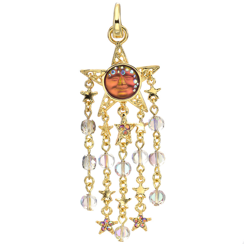 Mystic Goddess Fantasia Starlight Open Ring Charm (Goldtone/Mystic Iridis)