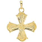 Fantasia Cross Open Ring Charm (Goldtone)