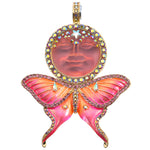 Fantasia Luna Moth Illusion Seaview Moon Magnetic Enhancer (Goldtone)