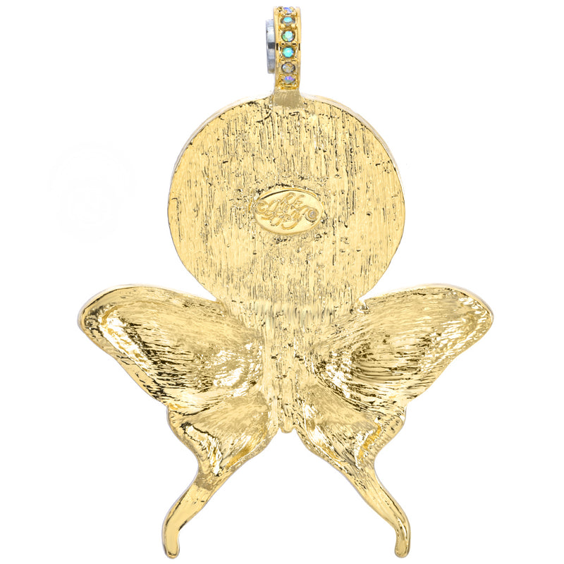 Fantasia Luna Moth Illusion Seaview Moon Magnetic Enhancer (Goldtone)