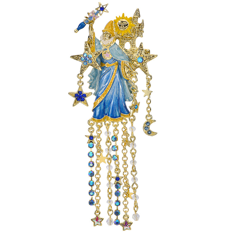 Wizard King Pin Pendant (Goldtone)