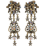 Couture Cupid Kiss Clip Earrings (Brass Ox)