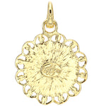 Victorian Lace Dream Angel Open Ring Charm (Goldtone/Pixie Pink)