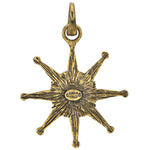 Super Star Open Ring Charm (Brass Ox)