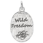 Mystic Lorelei Mermaid Open Ring Charm (Sterling Silvertone)