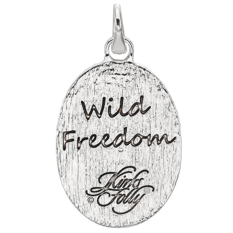 Mystic Lorelei Mermaid Open Ring Charm (Sterling Silvertone)