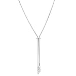 Dreamer 32" Slide Chain Necklace (Sterling Silvertone)